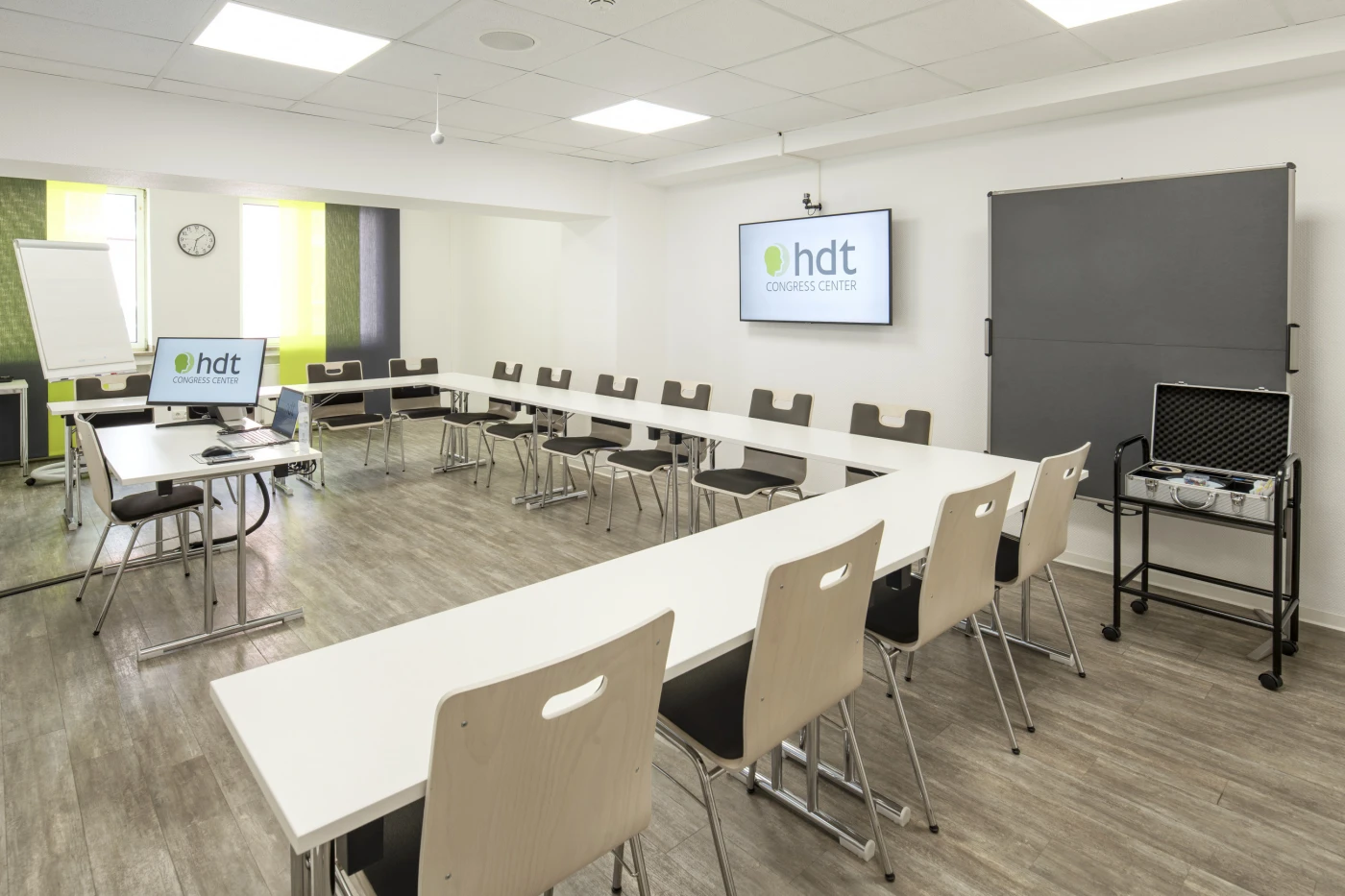 Seminarraum im HDT Congress Center Essen, ideal für Workshops, Schulungen und Meetings.